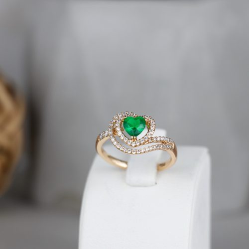 Zöld köves gyűrű-55